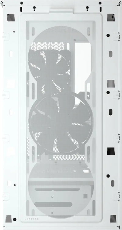 Corsair 4000D Airflow Blanc : boîtier blanc plastique avec mesh et 2 ventilateurs circulaires