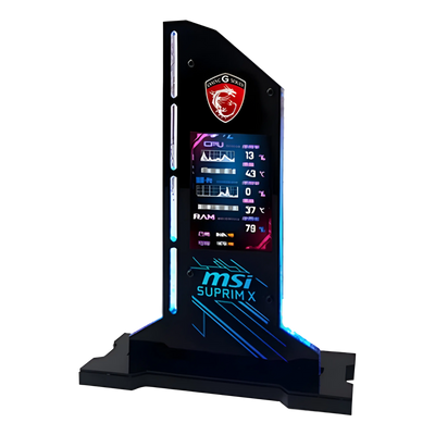 Support Carte Graphique avec Ecran LED - 5v 3Pin RGB - MSI - Noir