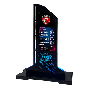 Support Carte Graphique avec Ecran LED - 5v 3Pin RGB - MSI - Noir