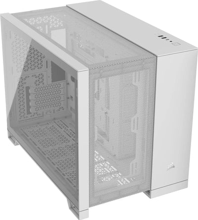 Corsair 2500D Airflow - Blanc : boîtier PC blanc à maillage latéral transparent
