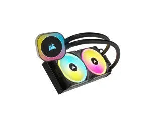 Refroidisseur CPU liquide Corsair iCUE Link H100i 240 RGB Noir avec boucle RGB et ventilateurs