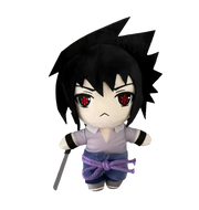 Peluche Sasuke Uchiha Naruto chibi 20 cm yeux Sharingan rouge