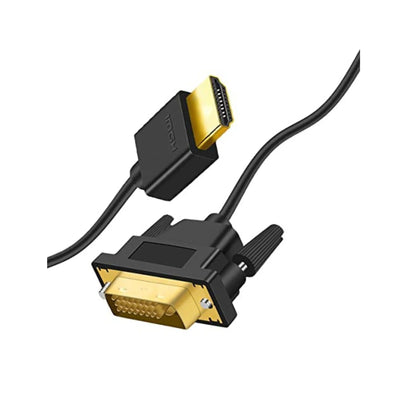 Câble HDMI vers DVI noir 3 m avec connecteurs plaqués or 1080p