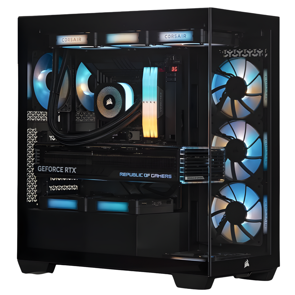 PC Gamer CORSAIR 3500X Noir × Pro — Ryzen 7 9700X × RTX 5070 TI 16 Go