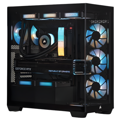 PC Gamer Corsair 3500X Noir × Streaming | Ryzen 7 9700X × RTX 5060 Ti 16 Go