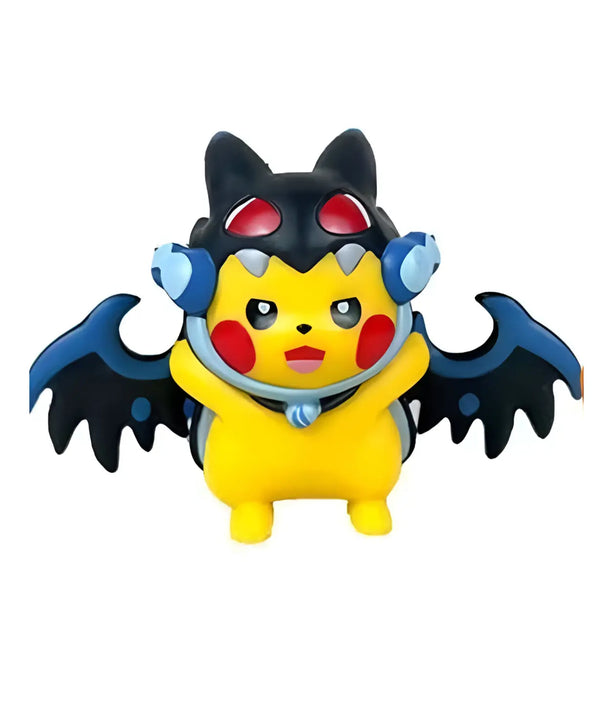 Figurine Pokemon - Pikachu cosplay Dracaufeu Mega X