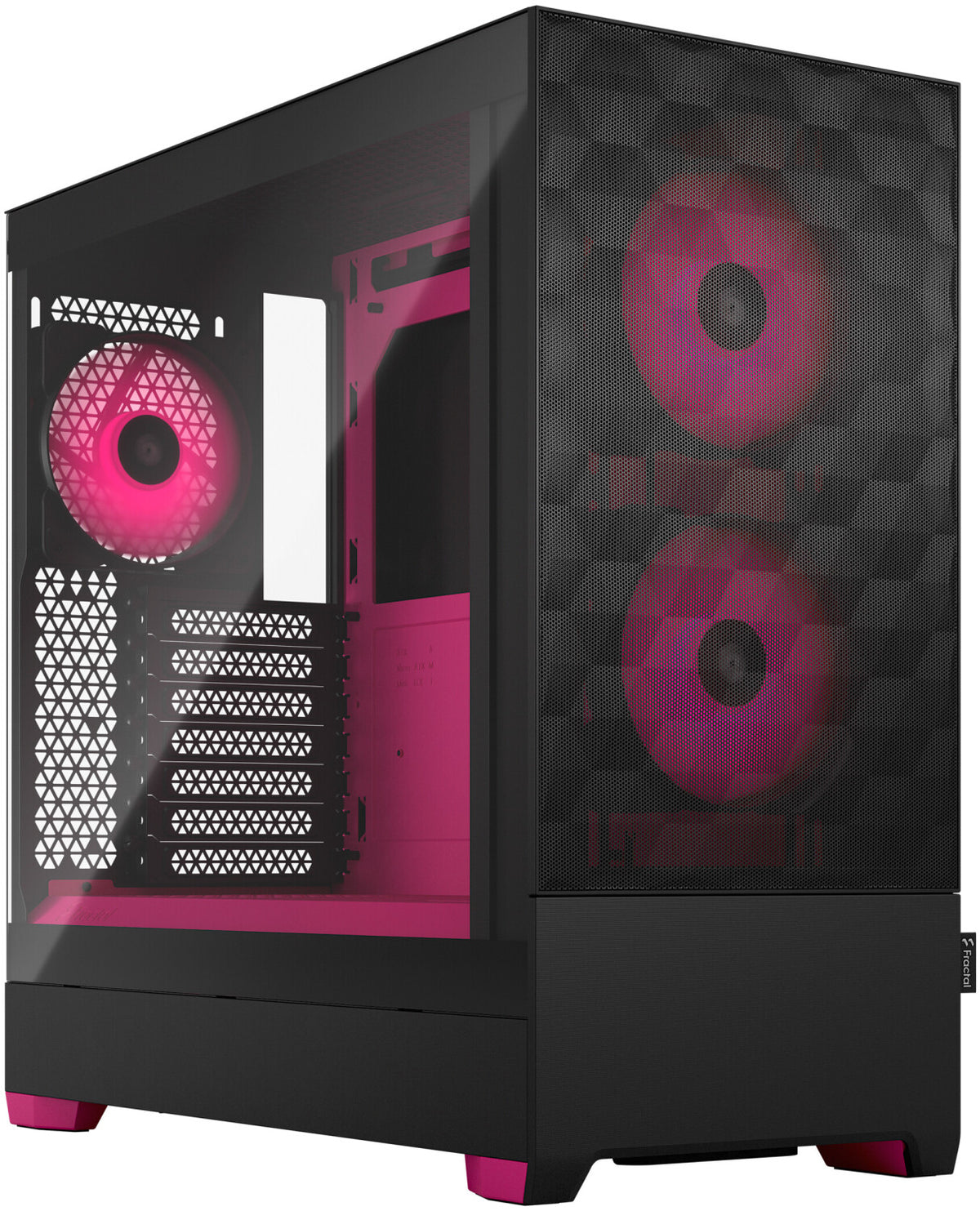 Fractal Design Pop Air - RGB Magenta Core TG Clear Tint image 0