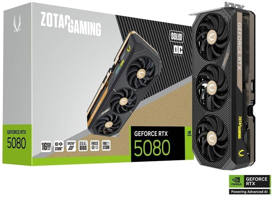 ZOTAC GeForce RTX 5080 SOLID CORE OC image 0
