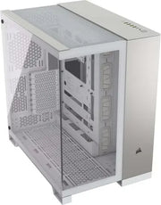 Boîtier PC Corsair 6500X Blanc Silver avec panneau latéral transparent et mesh