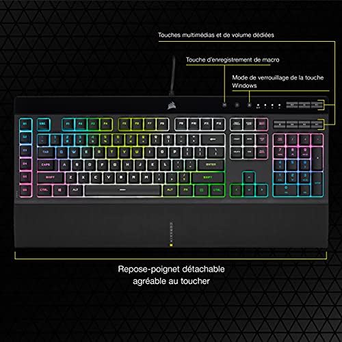 Corsair K55 RGB PRO XT - Clavier Membrane - iCue image 11