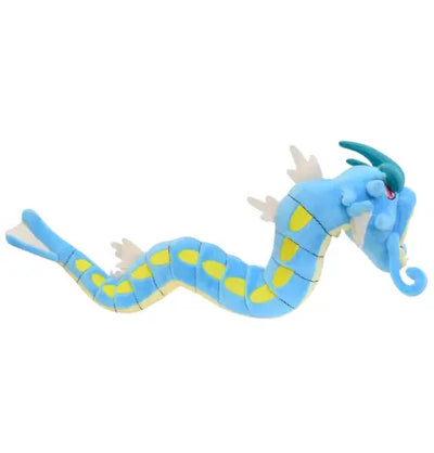 Peluche Pokémon Léviator bleu et jaune segmentée 68 cm dos