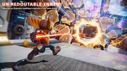 Ratchet & Clank PS5 : Ratchet tire un rayon d’énergie rouge