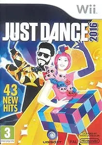 Just Dance 2016 Wii : jaquette colorée avec danseurs dynamiques