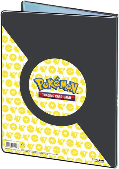 Classeur Pokémon A5 Édition Pikachu noir à motifs jaunes Poké Balls et Pikachu