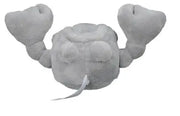 Peluche Pokémon Racaillou grise douce 15 cm bras levés joyeux