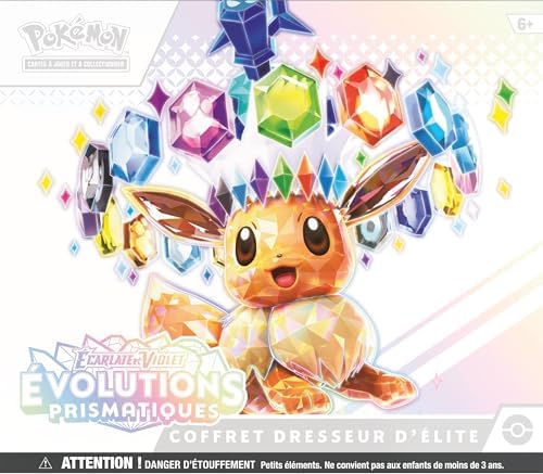 Pokemon - Coffret Dresseur d'Élite (ETB) EV08.5 Évolutions Prismatiques : Évoli image 2