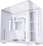 Panneau latéral acrylique clair avec cadre blanc et mesh pour Lian Li O11 Vision Compact - BLANC