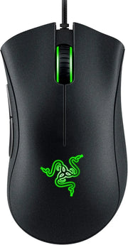 Souris filaire gamer Razer DeathAdder Essential noire avec accents verts luminescents