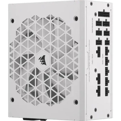 Alimentation Corsair RMx Shift 1000W blanc avec grille ventilateur géométrique