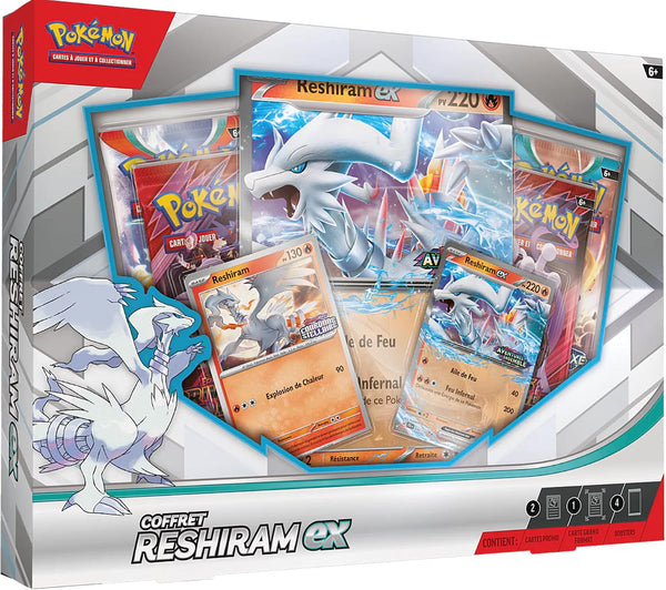Pokémon Coffret Reshiram-ex 4 Boosters - vue 1