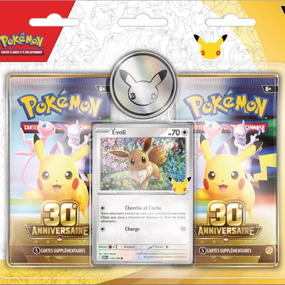 Pokémon - Duopack Évoli 30e Anniversaire (2 Boosters)