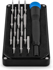 Kit iFixit Minnow tournevis noir et bleu 16 embouts rangés en étui moulé