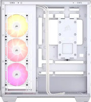 Corsair 3500X ARGB Blanc avec ventilateurs ARGB verticaux multicolores