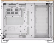 Corsair 2500X Blanc/Bamboo Wood avec panneau supérieur bois clair et mesh latéral