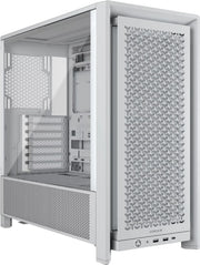 Boîtier PC Corsair Frame 4000D RS Blanc au design moderne à motifs géométriques - Boîtier