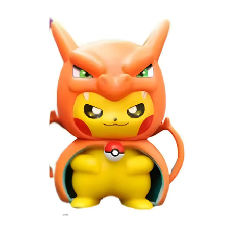 Figurine Pikachu Cosplay Dracaufeu — dans le même univers que Pokéball Dracaufeu