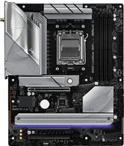 Carte mère ASRock B860 LiveMixer WiFi argent et noir design angulaire