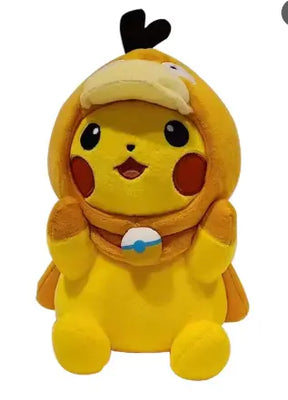 Peluche Pokémon Pikachu Cosplay Psykokwak 25 cm