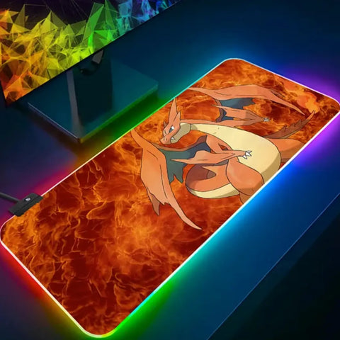 Tapis de Souris Gaming RGB Pokémon - Dracaufeu — dans le même univers que Pokéball Dracaufeu