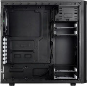 Boîtier PC noir Fractal Design Core 2500 avec fixations internes et baies