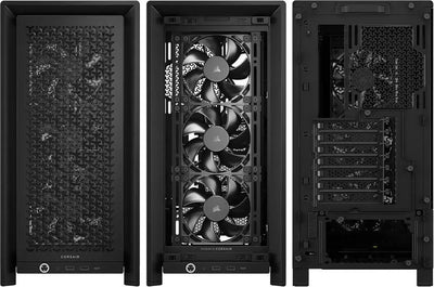Boîtier PC Corsair Frame 4000D RS NOIR noir à panneau texturé