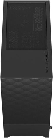 Tour Fractal Design Pop Air noir mat avec panneau mesh texturé et ports USB intégrés