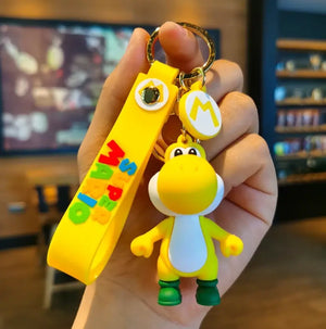 Porte-Clés Mario - Yoshi Jaune