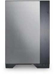 Cohab Lian Li O11 Vision Chrome argent et noir minimaliste fini brossé métal