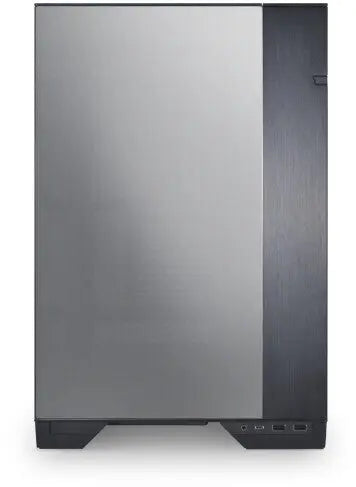 Cohab Lian Li O11 Vision Chrome argent et noir minimaliste fini brossé métal