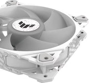 Ventilateur ASUS TUF Gaming TF120 120mm ARGB blanc en plastique texturé