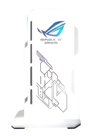 Support Carte Graphique 5v 3Pin RGB - ASUS ROG - Blanc