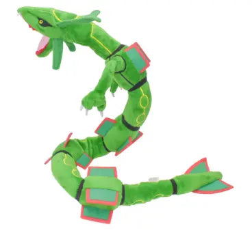 Peluche Pokémon Mega Rayquaza verte 75 cm coton doux