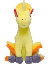 Peluche Pokémon Galopa coton doux 20 cm jaune licorne plush