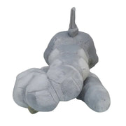 Peluche Pokémon Onix gris en coton doux 15 cm, dos avec queue touffue
