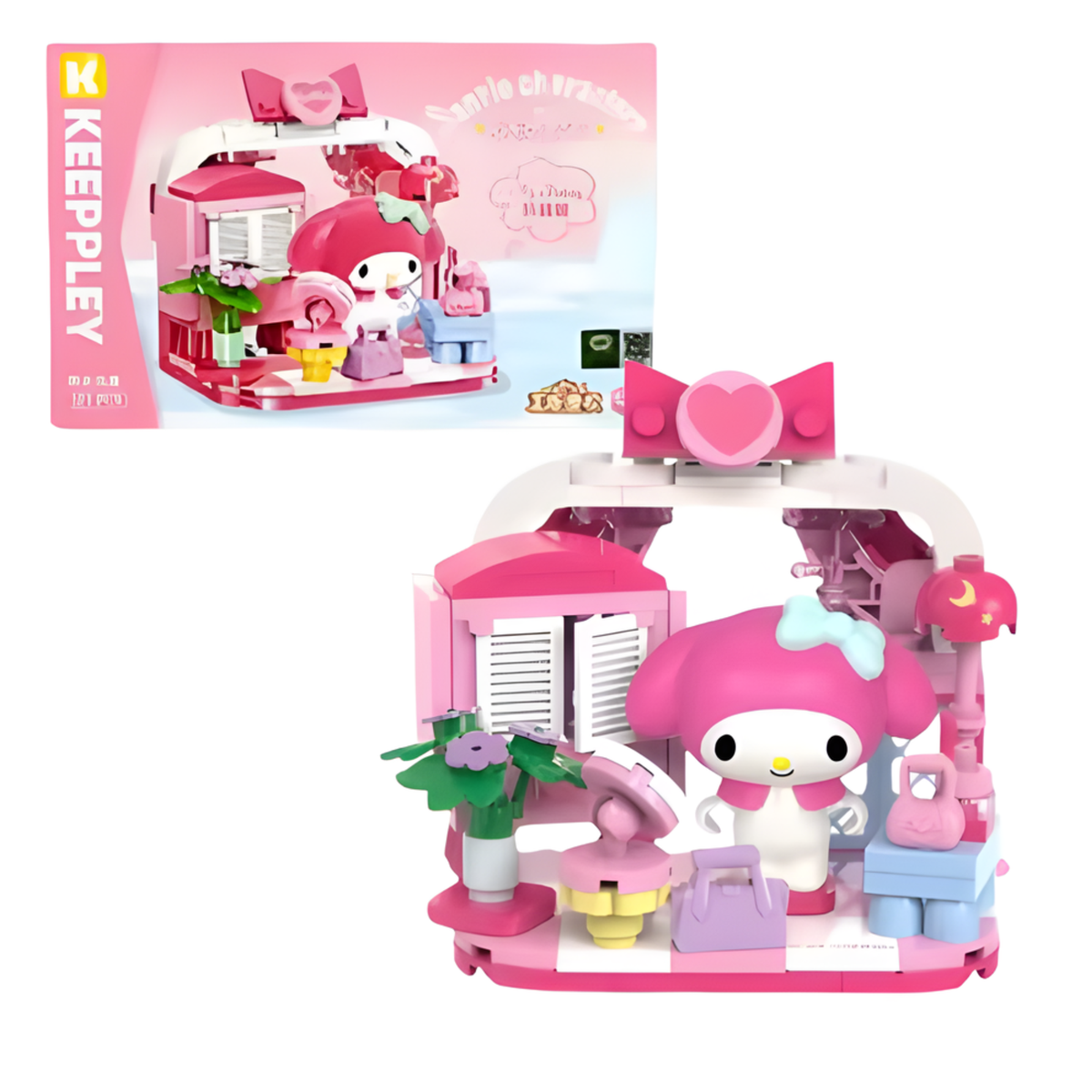 Bricks de constructions Hello Kitty - My Melody dans sa chambre image 0