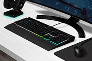 Clavier gaming Corsair K55 RGB PRO XT membrane noir avec éclairage RGB moderne