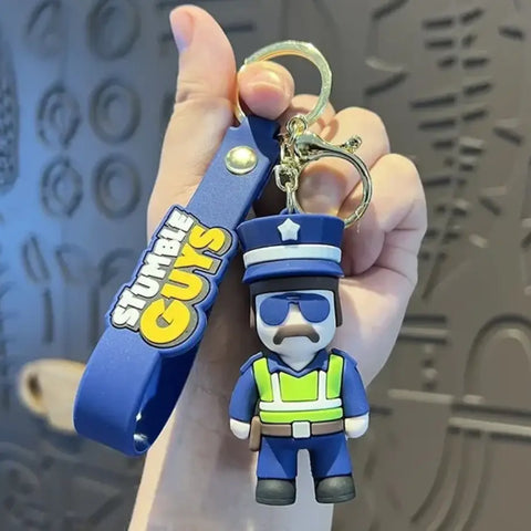 Porte-Clés Stumble Guys - Officier Dave — dans le même univers que Porte-Clés Stumble Guys - Leon