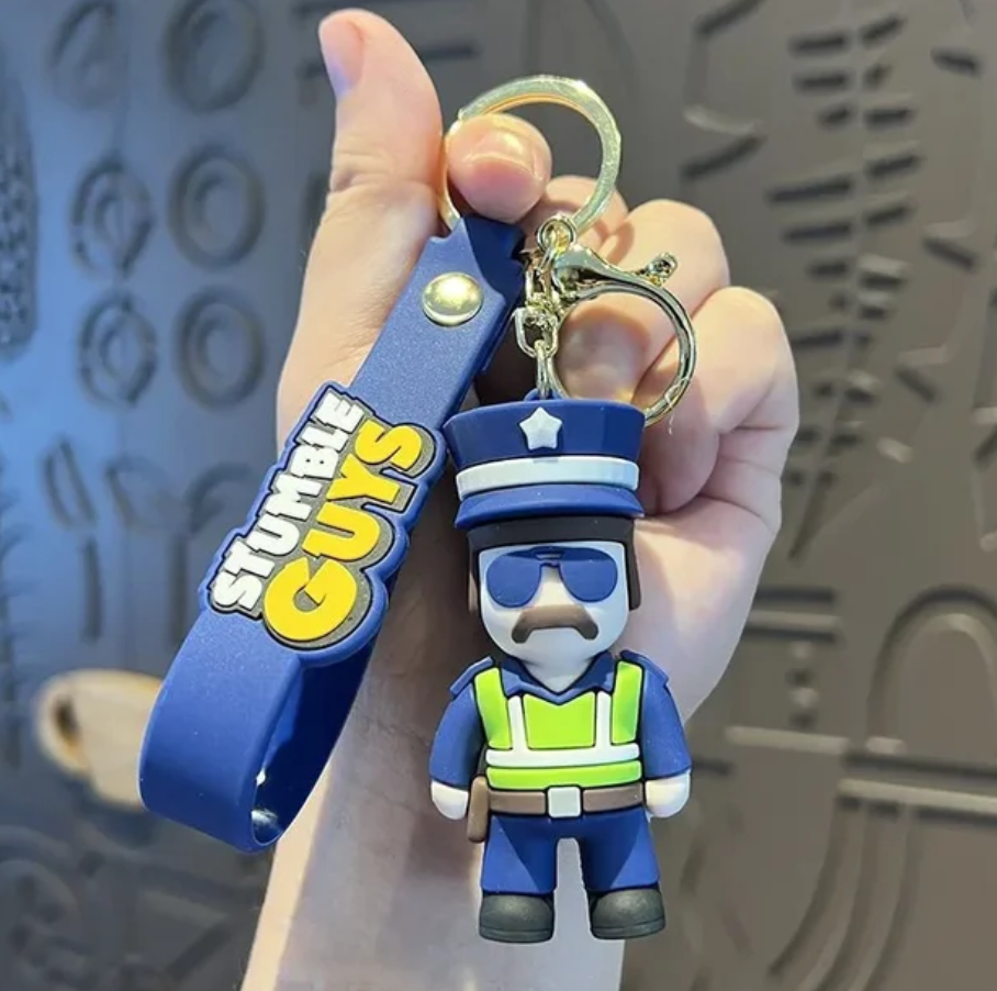 Porte-Clés Stumble Guys - Officier Dave image 0