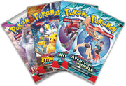 Quatre packs Pokémon JCC Coffret Zacian-ex Nabil Écarlate Violet Aventures colorés