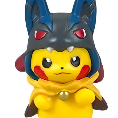 Figurine Pokemon - Pikachu cosplay Méga-Lucario